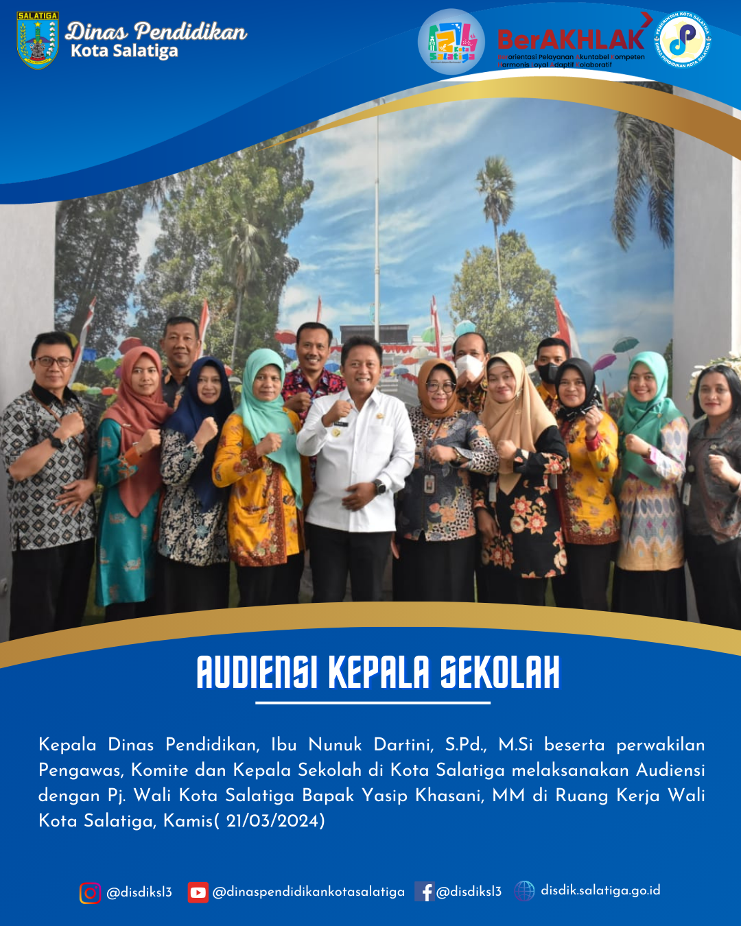 Audiensi Kepala Sekolah