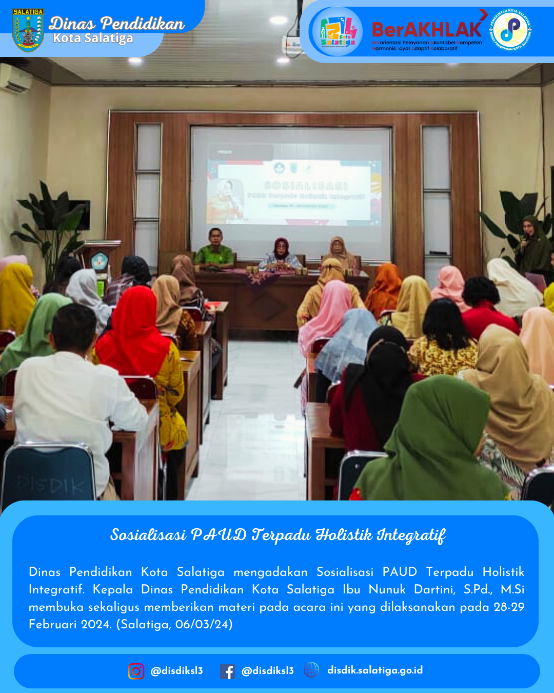 Sosialisasi PAUD Terpadu Holistik Integratif