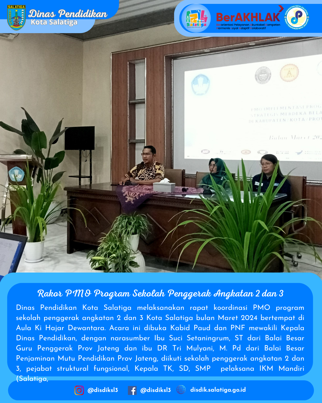 Rakor PMO Program Sekolah Penggerak Angkatan 2 dan 3